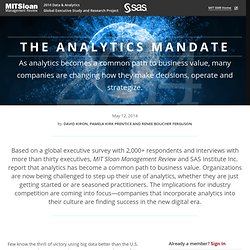 The Analytics Mandate