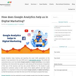 How does Google Analytics help us in Digital Marketing – Digital Catalyst