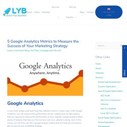 5 Google Analytics Metrics to Measure the Success of Your Marketing Strategy – Launch Your Business