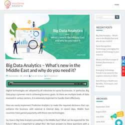 Big Data Analytics scope in the Middle East