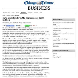 Data analytics firm Mu Sigma raises $108 million