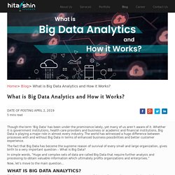 What is Big Data Analytics and How it Works?