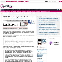 #GEN2012: Inside an analytics-driven French newsroom