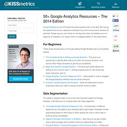 50+ Google Analytics Resources - The 2014 Edition