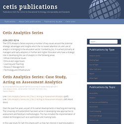 Analytics Series « CETIS Publications