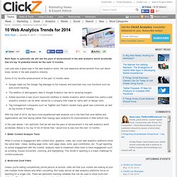 10 Web Analytics Trends for 2014