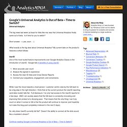 Blog - Analytics Ninja - Tips, Tricks, & Google Analytics Advice