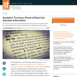 Analytics: Turning a Flood of Data into Valuable Information