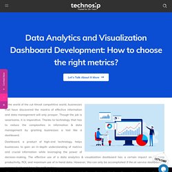 How to choose the right metrics for data analytics & visualization dashboard