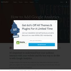 How to Add Google Analytics to Your WordPress Website