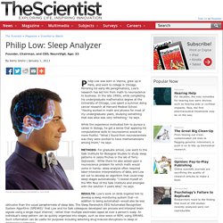 Philip Low: Sleep Analyzer