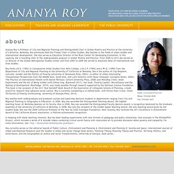 Ananya Roy