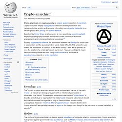 Crypto-anarchism