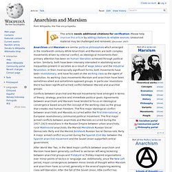 Anarchism and Marxism