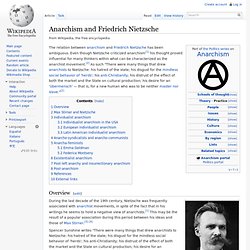 Anarchism and Friedrich Nietzsche