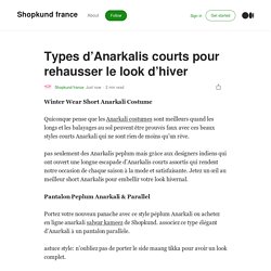 Types d’Anarkalis courts pour rehausser le look d’hiver