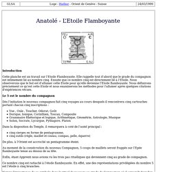 6001-2 : Anatolé - L’Etoile Flamboyante