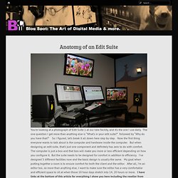 Anatomy of an Edit Suite