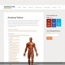 Anatomy Videos - Interactive Biology, with Leslie Samuel