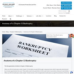 Anatomy of a Chapter 13 Bankruptcy
