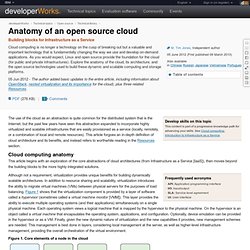 Anatomy of an open source cloud