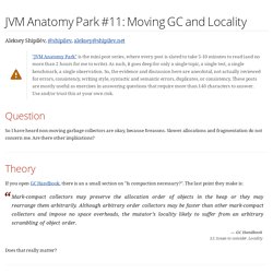 JVM Anatomy Park #11: Moving GC and Locality