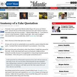 Anatomy of a Fake Quotation - Megan McArdle - National