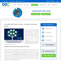 Ancestry DNA Test in India