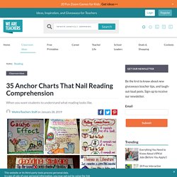 35 Anchor Charts for Reading - Elementary School