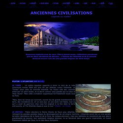 Mystères - Anciennes Civilisations