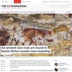 An ancient San rock art mural in South Africa reveals new meaning