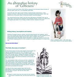 Simon James's Ancient Celts page: alternative history