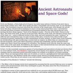 Ancient Astronauts & Space Gods!