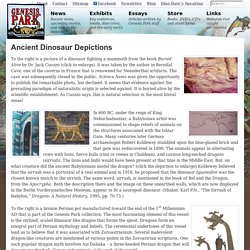 "Ancient" Dinosaur Depictions