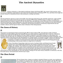 Ancient Dynasties