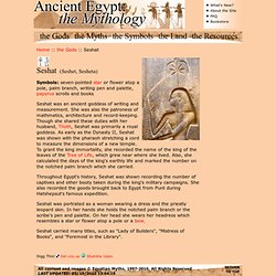 Ancient Egypt: the - Seshat