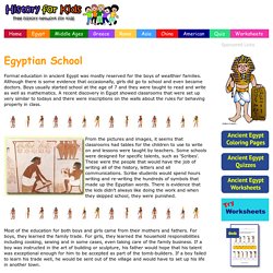 Ancient Egyptian Schools for Kids - Fun Facts