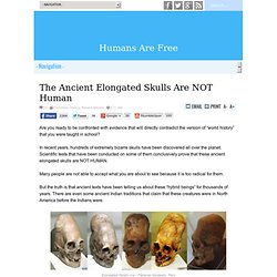 The Ancient Elongated Skulls Are NOT Human