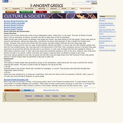 Ancient Greece - Culture and Society in the Ancient Greek World