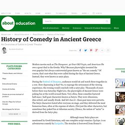 Ancient Greek Theater: Satyr Plays as the First Comedy