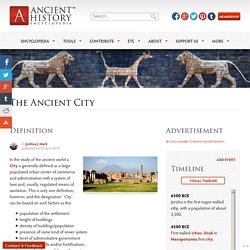 The Ancient City - Ancient History Encyclopedia