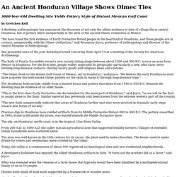 05.01.96 - Ancient Honduran Village Shows Olmec Ties