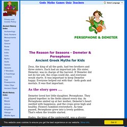 Persephone & Demeter (myth) - Ancient Greek & Roman Gods for Kids