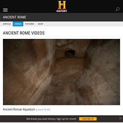Ancient Roman Aqueduct Video - Ancient Rome