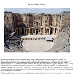 Ancient Roman Theaters