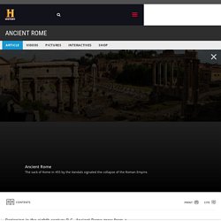 History.com: Ancient Rome