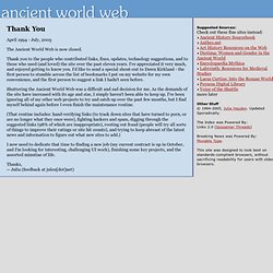 The Ancient World Web