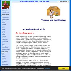 Ancient Greek Myth: Theseus and the Minotaur, for kids - Ancient Greece for Kids
