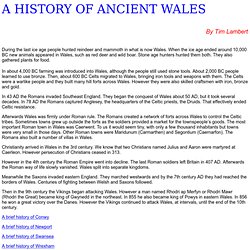 Ancient and Medieval Wales