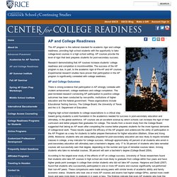 Center for College Readiness